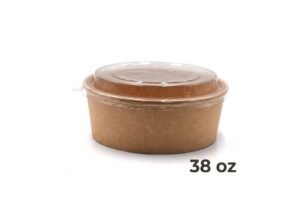 Bol Salade en Kraft Brun