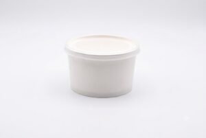 25 Bol Salade en Kraft Blanc