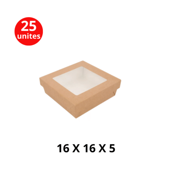 Boîte fenêtre kraft