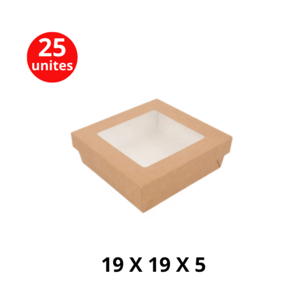 Boîte fenêtre kraft