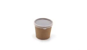 Pot en Kraft avec couvercle