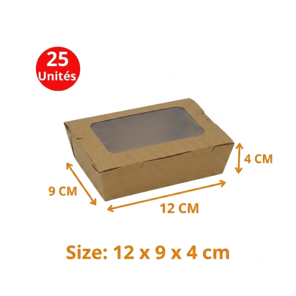 Boites fenêtre kraft