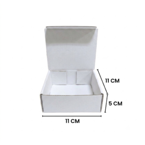 boîte valise en carton blanc 13 × 9 × 5