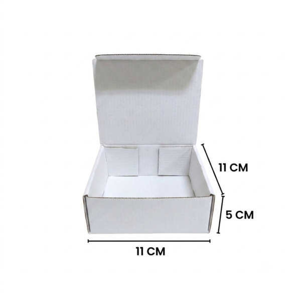 boîte valise en carton blanc 13 × 9 × 5