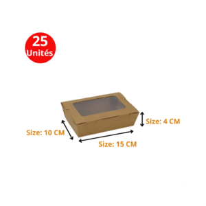 Boîte fenêtre kraft